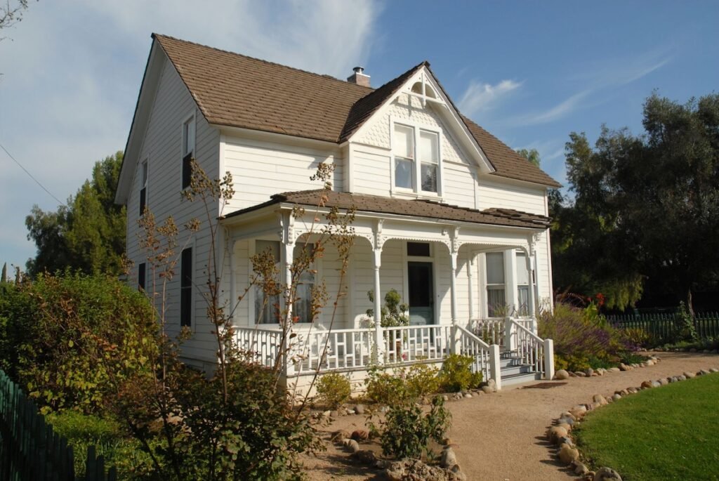 Rural home in America